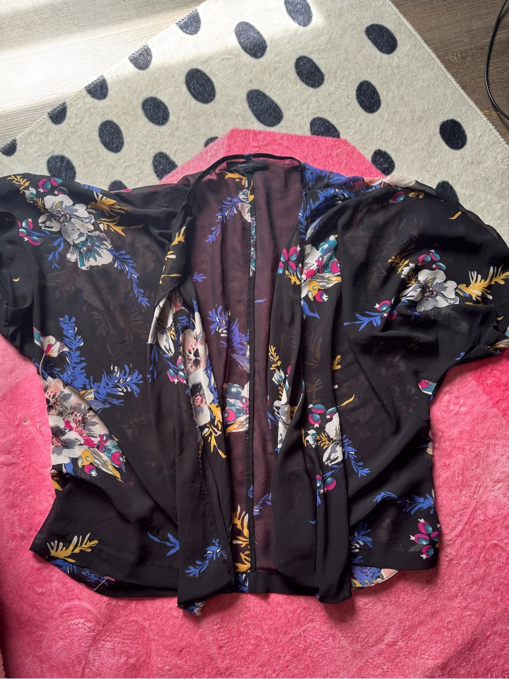 Forever 21 Floral Sheer Kimono – Size M